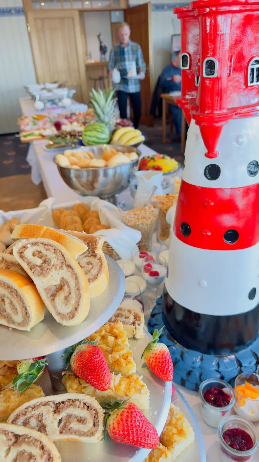 Buffet beim Frühstücksbrunch